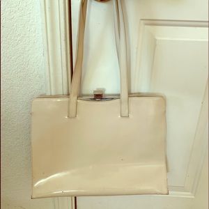 Used patent leather Furla purse
